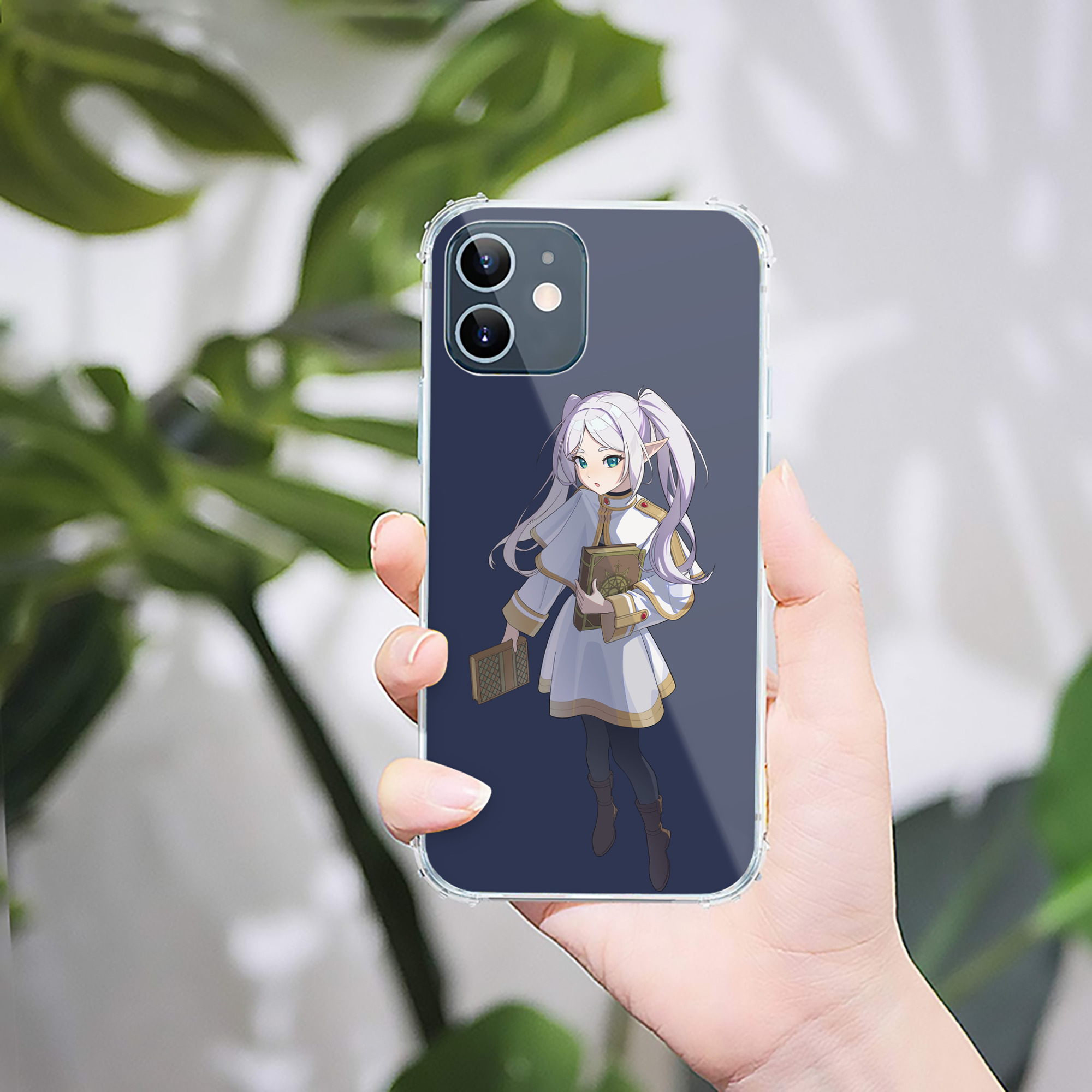 （画像用） 葬送のフリーレン Frieren 【iPhone 12シリーズ対応】透明スマホケース（クリアソフトケース）